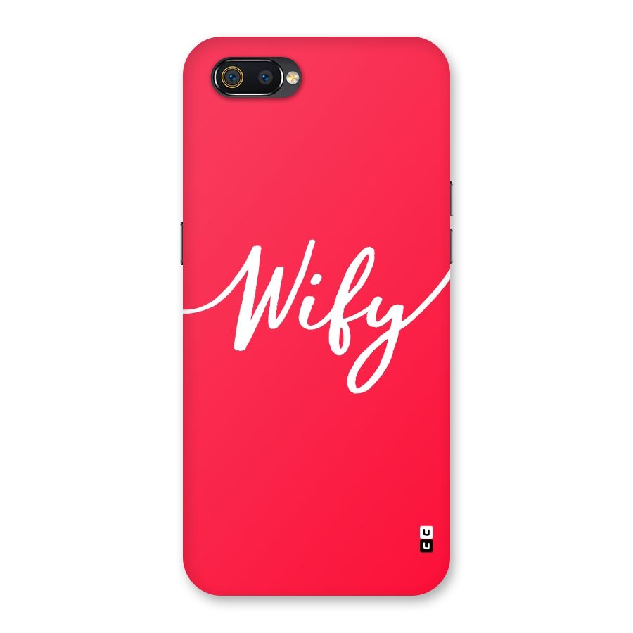 Wify Back Case for Realme C2
