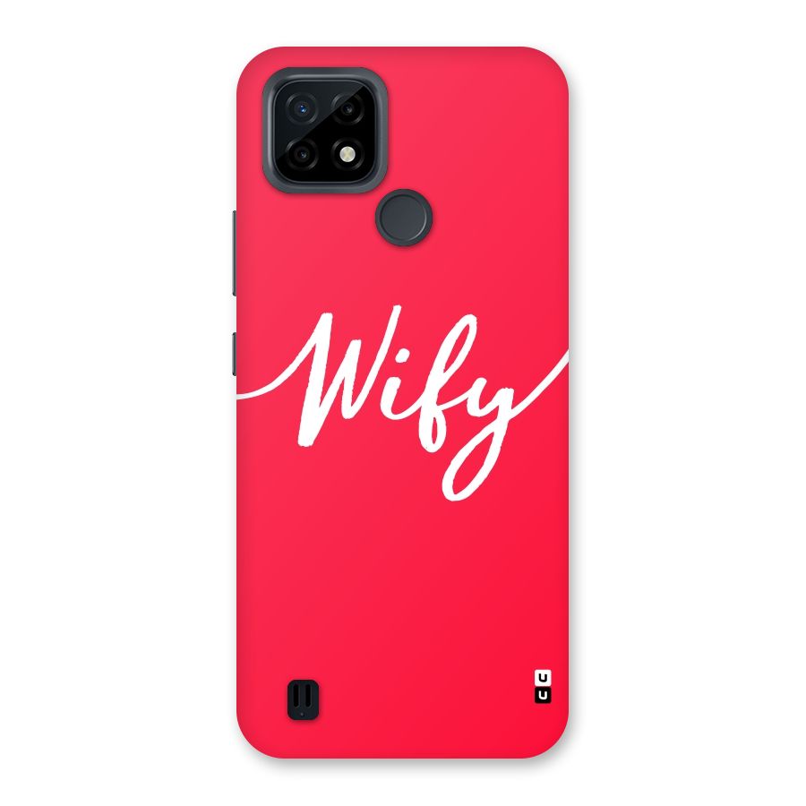 Wify Back Case for Realme C21