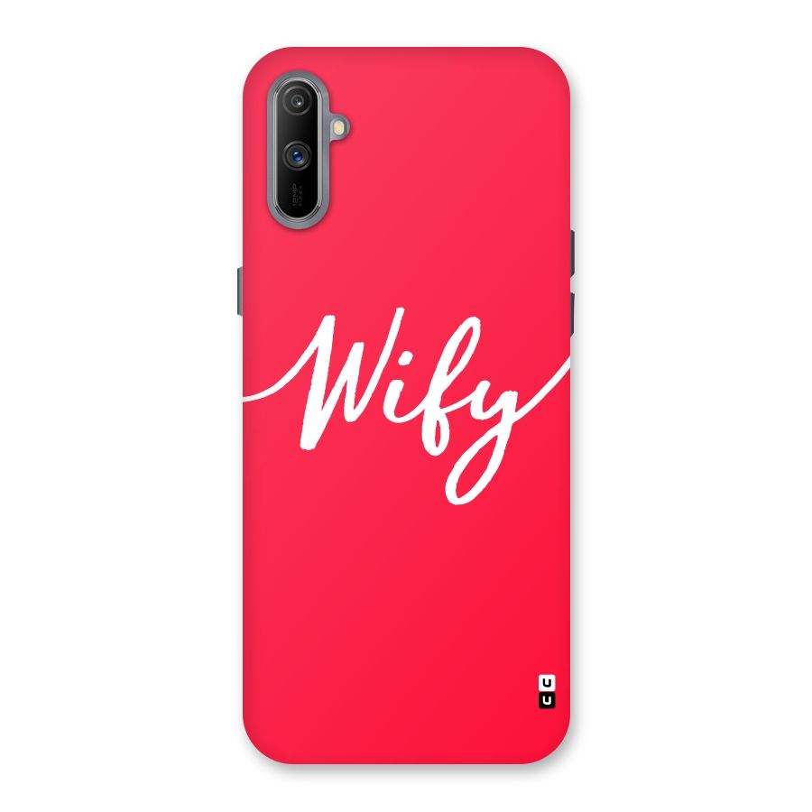 Wify Back Case for Realme C3