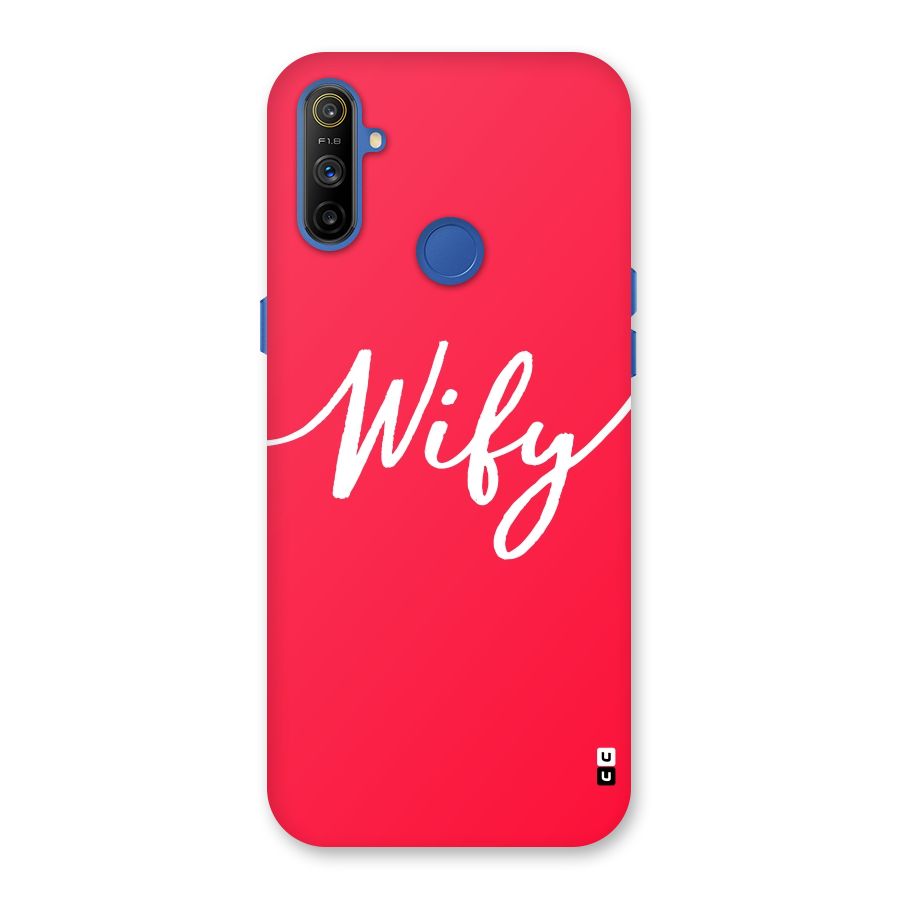 Wify Back Case for Realme Narzo 10A