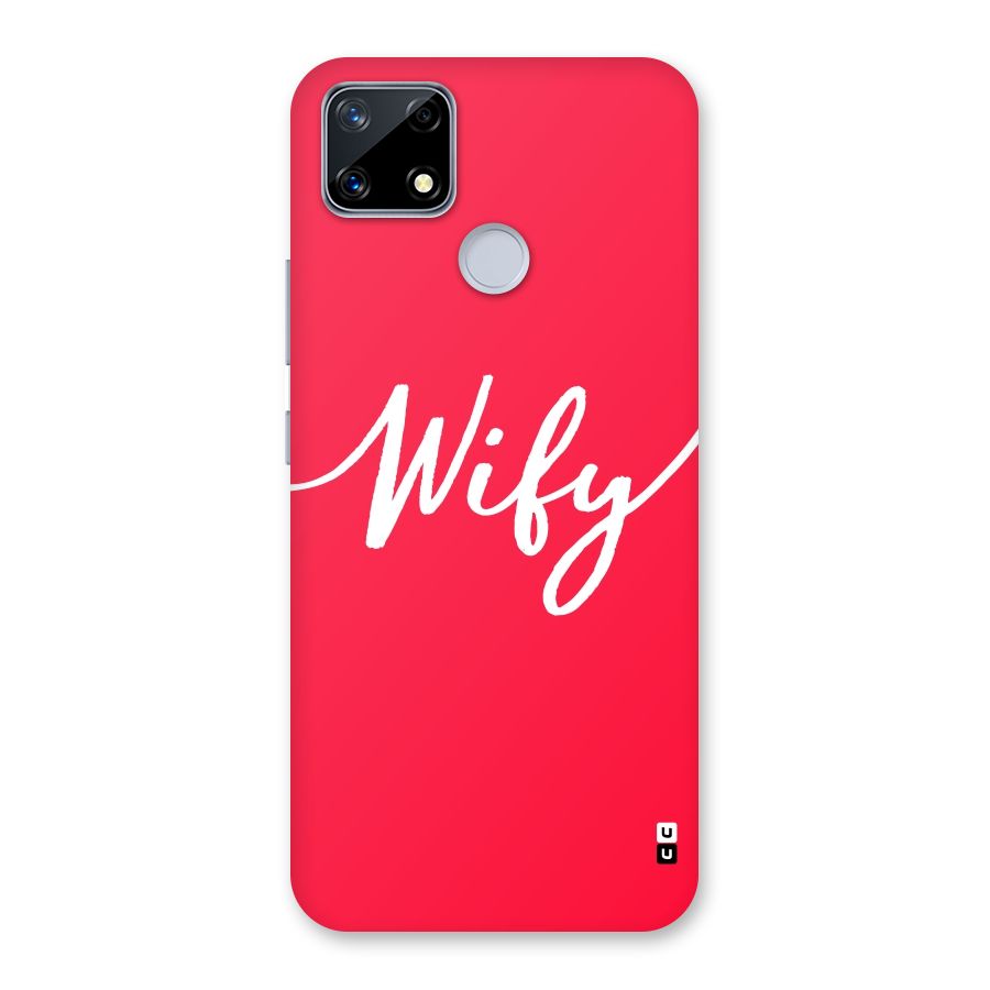 Wify Back Case for Realme Narzo 20