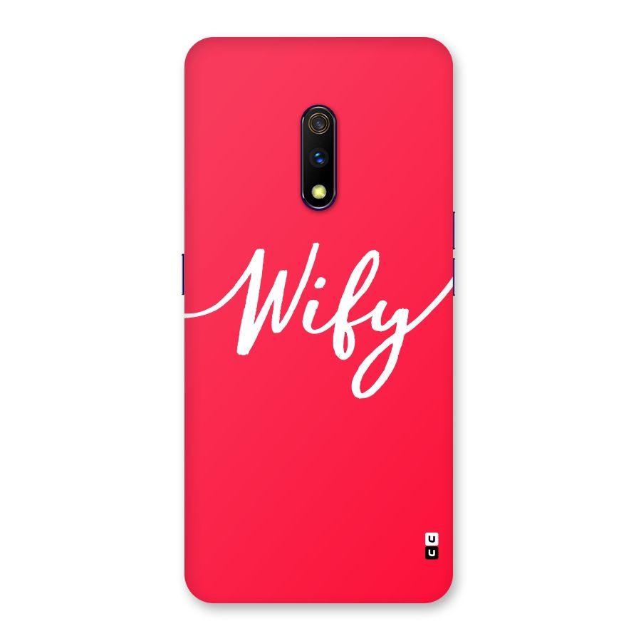Wify Back Case for Realme X