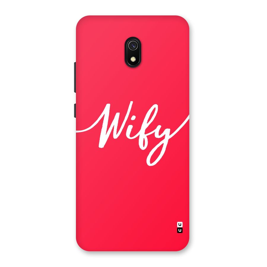 Wify Back Case for Redmi 8A