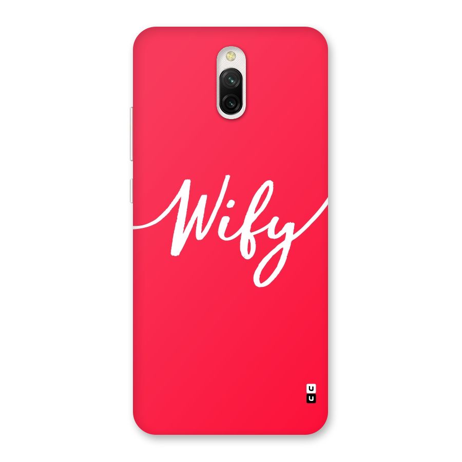Wify Back Case for Redmi 8A Dual