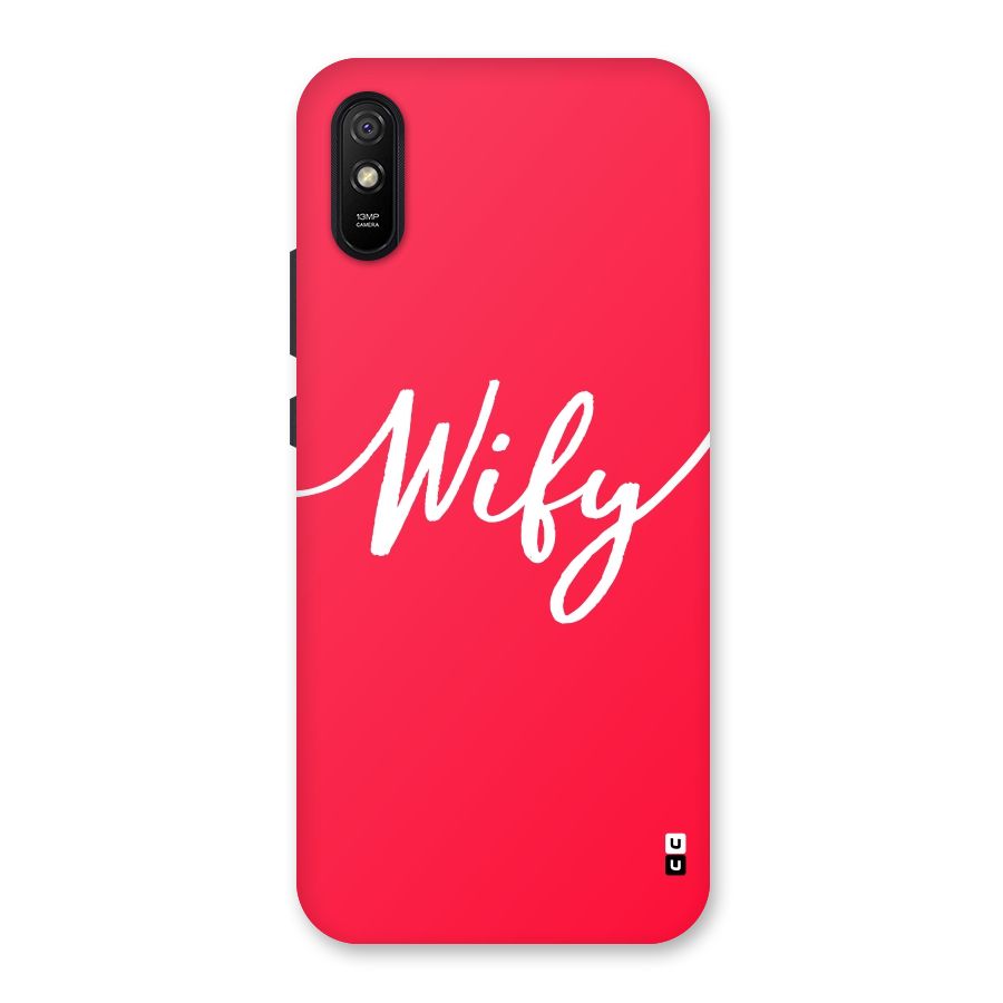 Wify Back Case for Redmi 9A