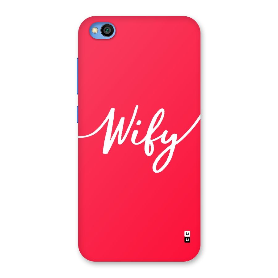 Wify Back Case for Redmi Go