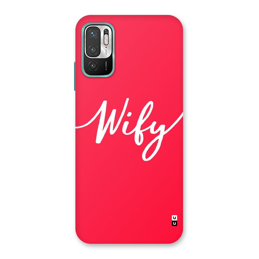 Wify Back Case for Redmi Note 10T 5G