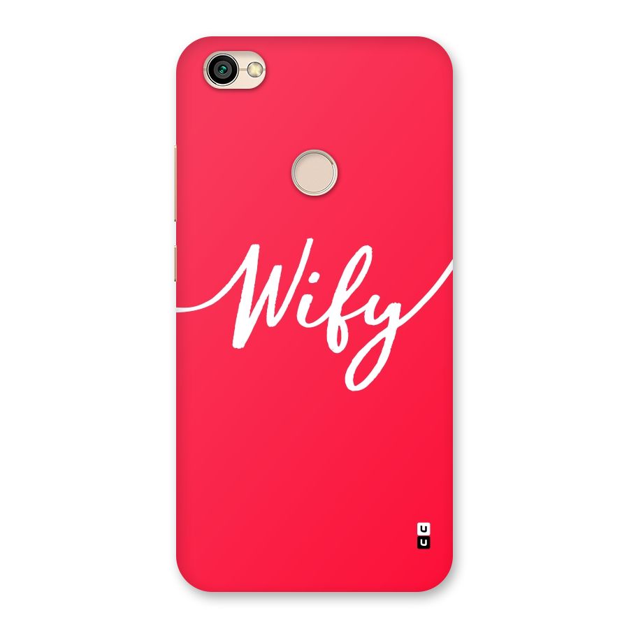 Wify Back Case for Redmi Y1 2017