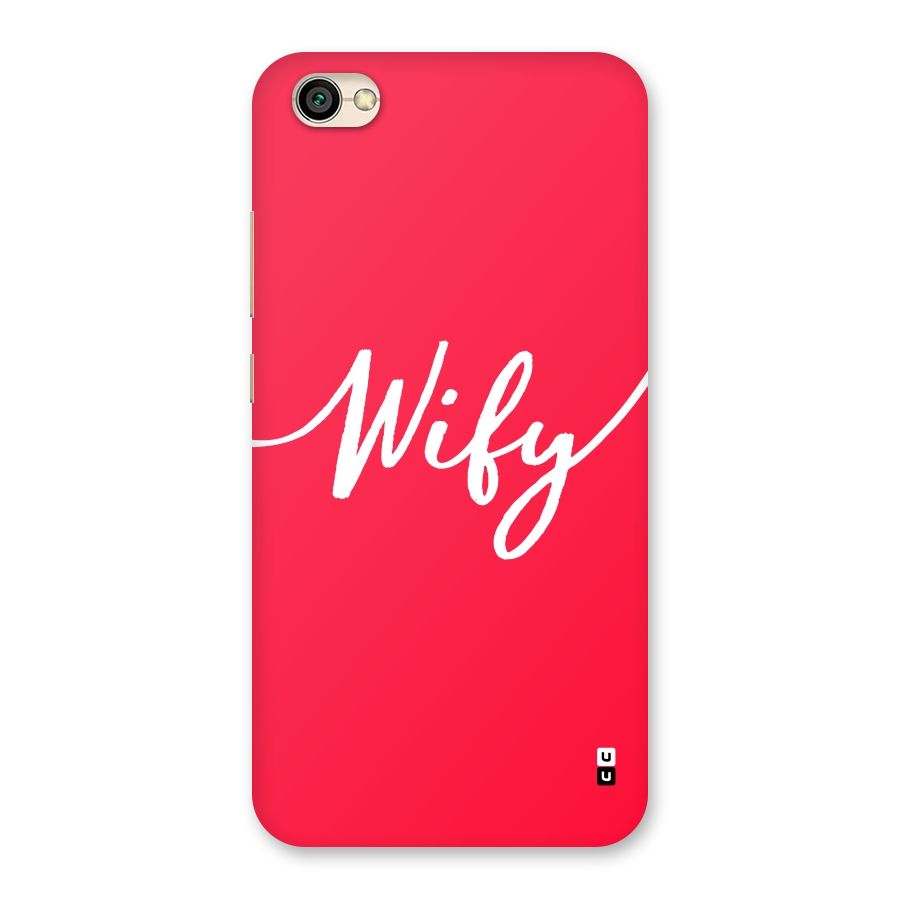 Wify Back Case for Redmi Y1 Lite