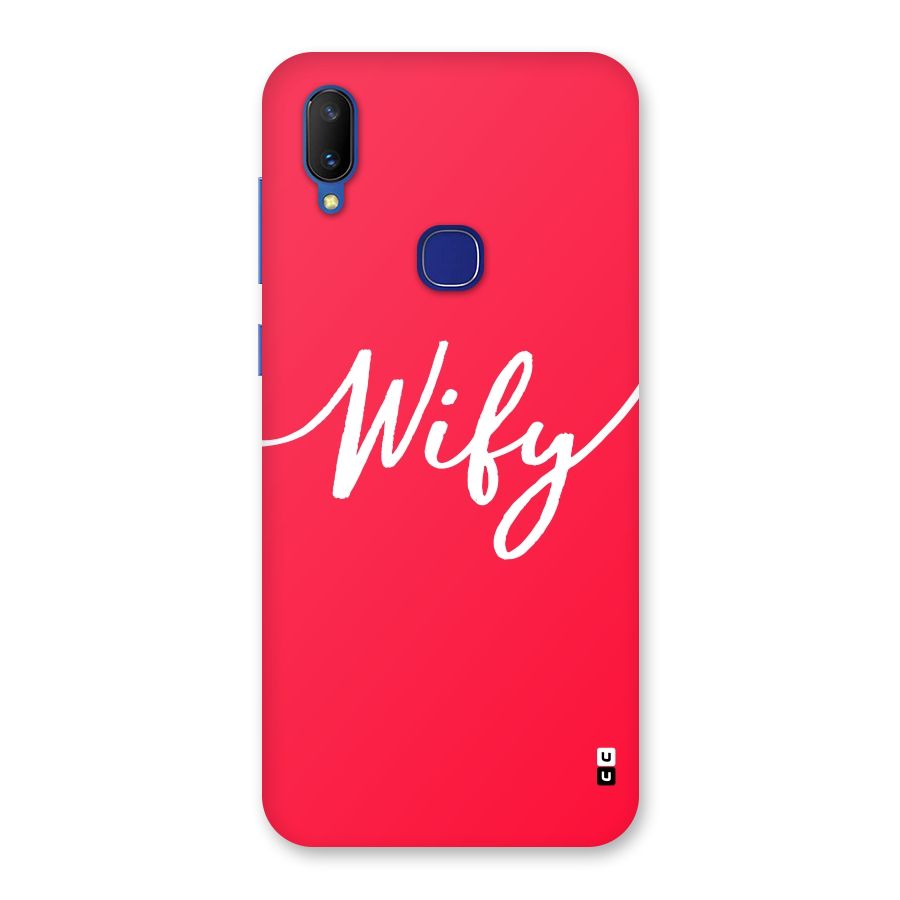 Wify Back Case for Vivo V11