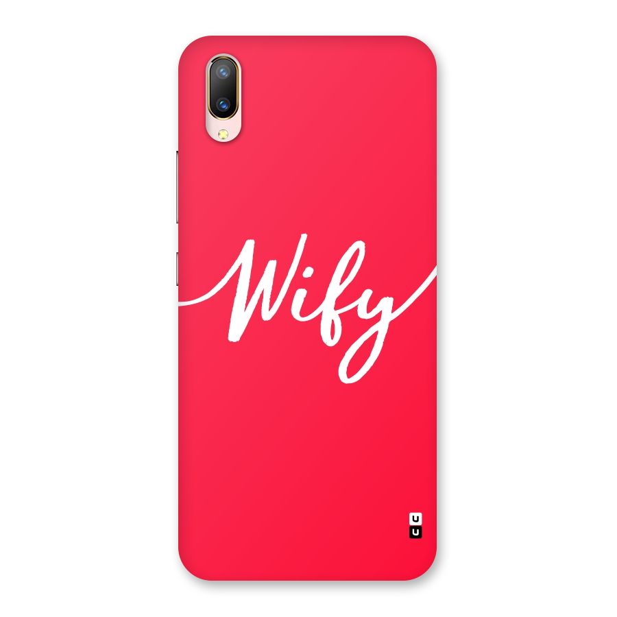 Wify Back Case for Vivo V11 Pro