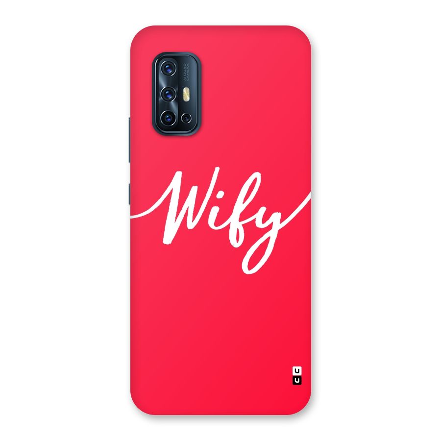 Wify Back Case for Vivo V17