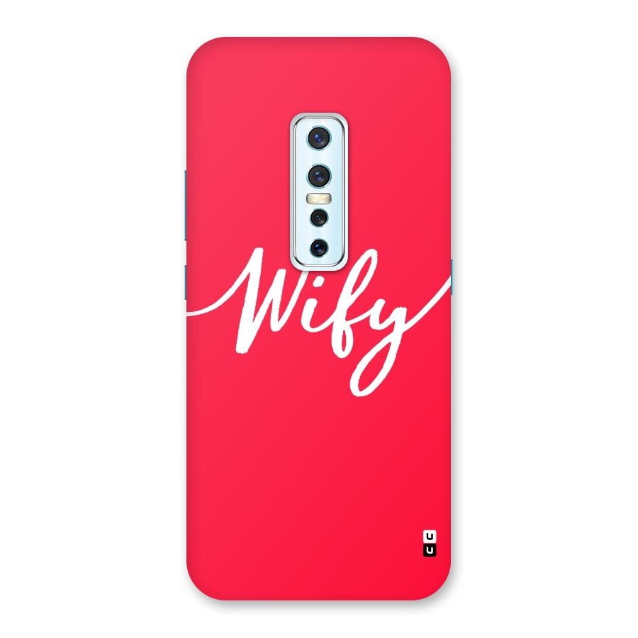 Wify Back Case for Vivo V17 Pro