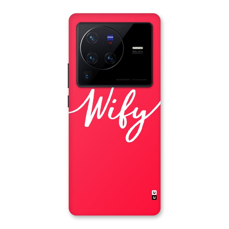Wify Back Case for Vivo X80 Pro