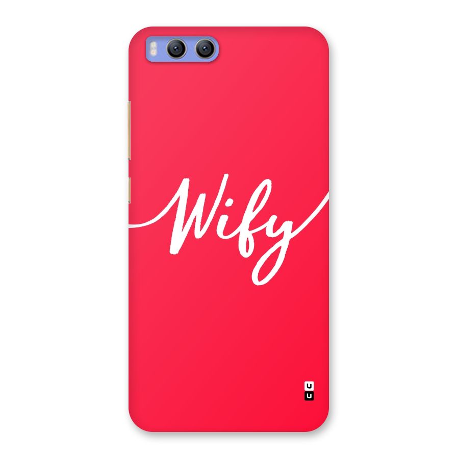 Wify Back Case for Xiaomi Mi 6