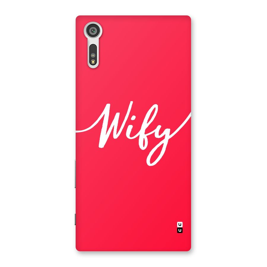 Wify Back Case for Xperia XZ