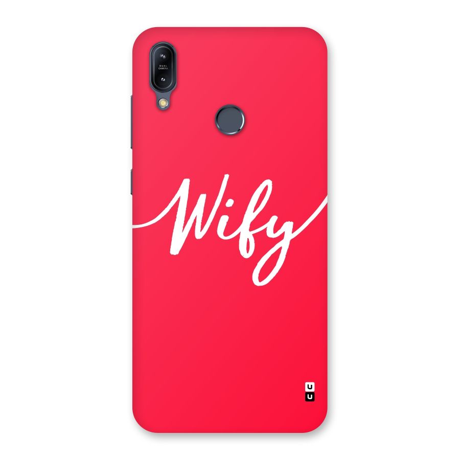 Wify Back Case for Zenfone Max M2