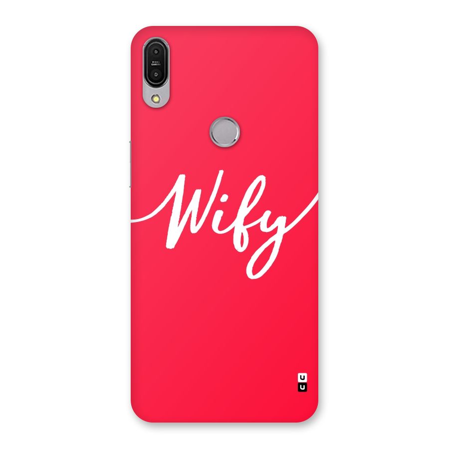 Wify Back Case for Zenfone Max Pro M1