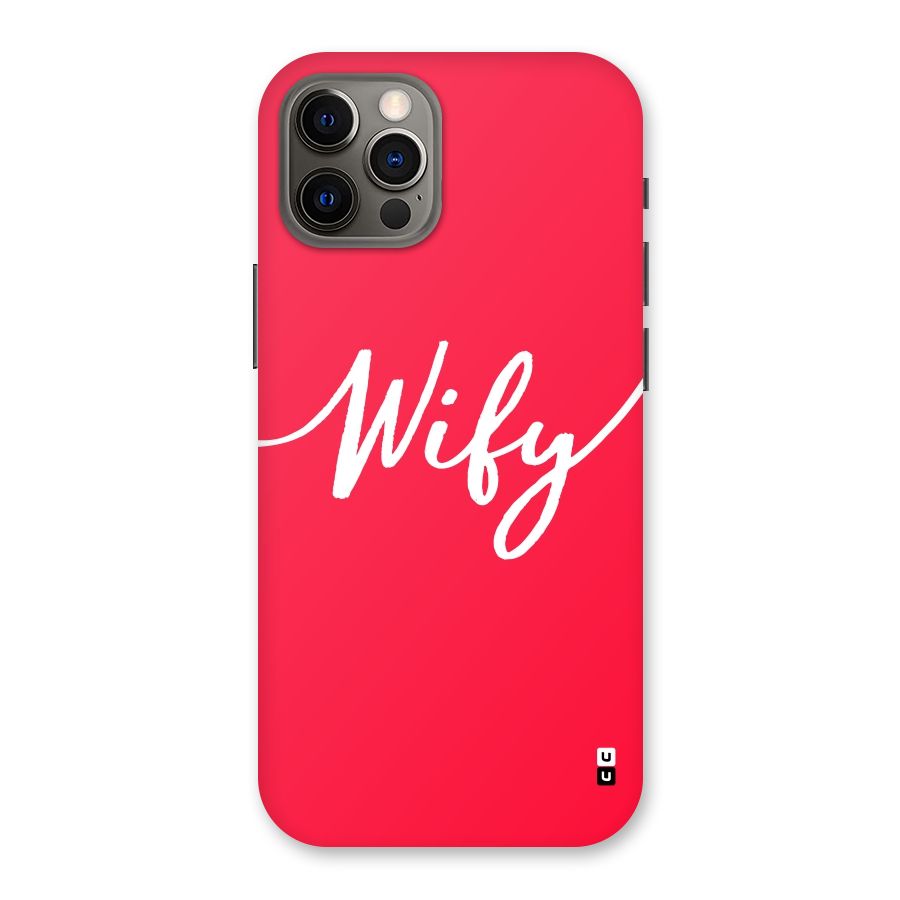 Wify Back Case for iPhone 12 Pro
