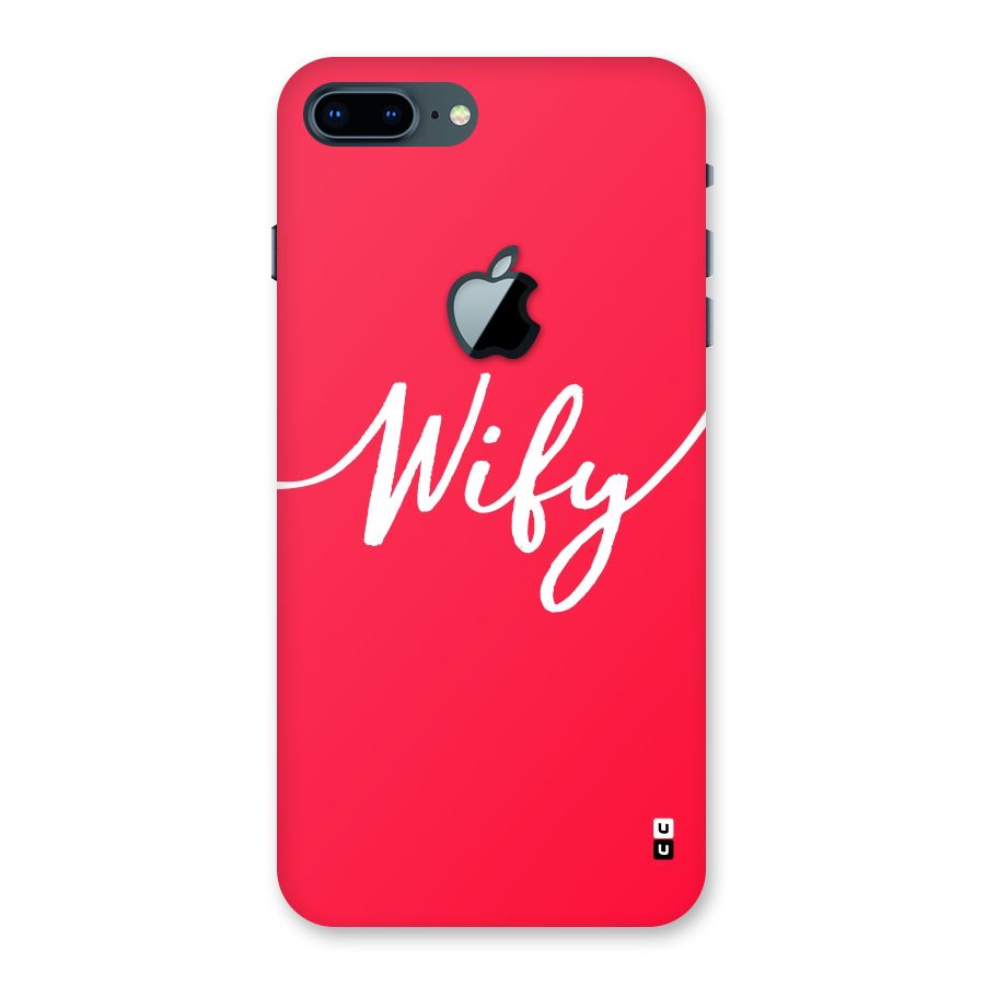 Wify Back Case for iPhone 7 Plus Apple Cut