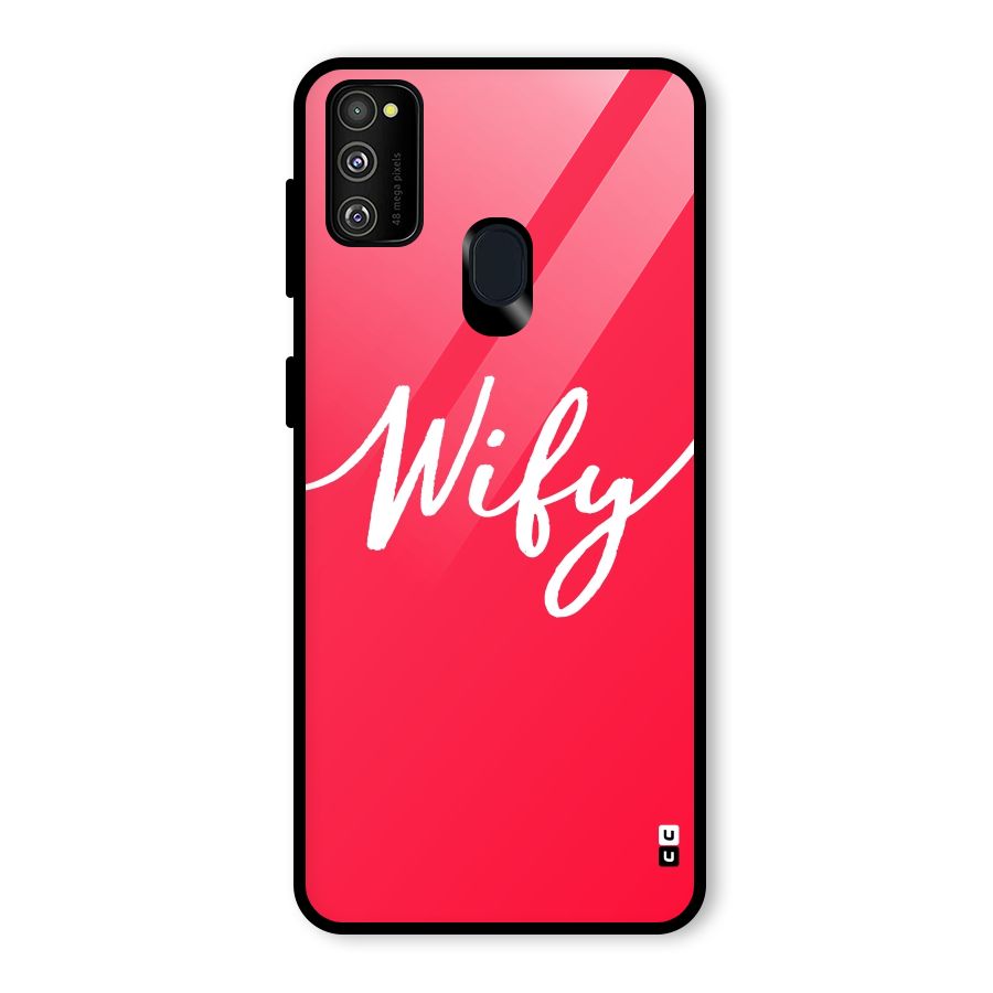 Wify Glass Back Case for Galaxy M30s