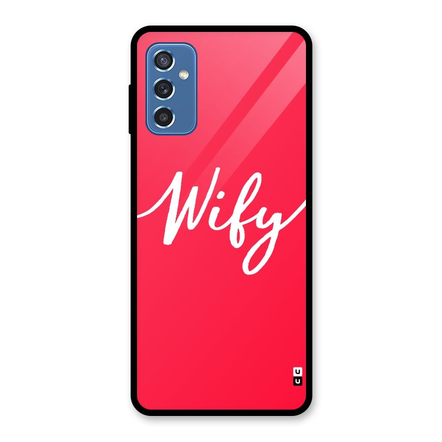Wify Glass Back Case for Galaxy M52 5G
