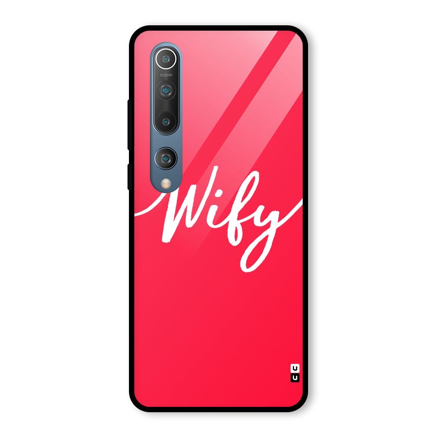 Wify Glass Back Case for Mi 10