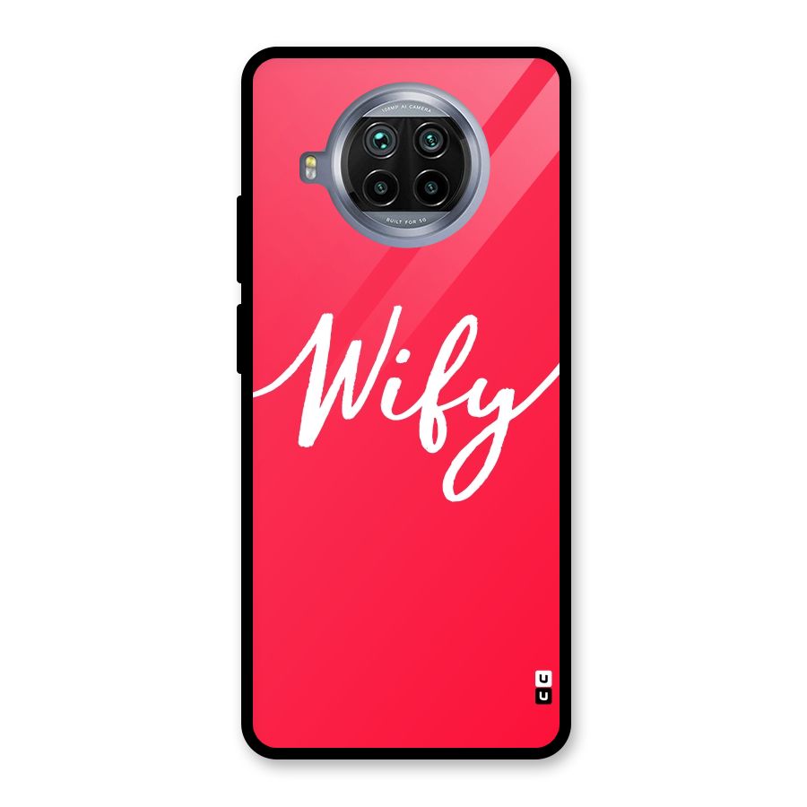 Wify Glass Back Case for Mi 10i