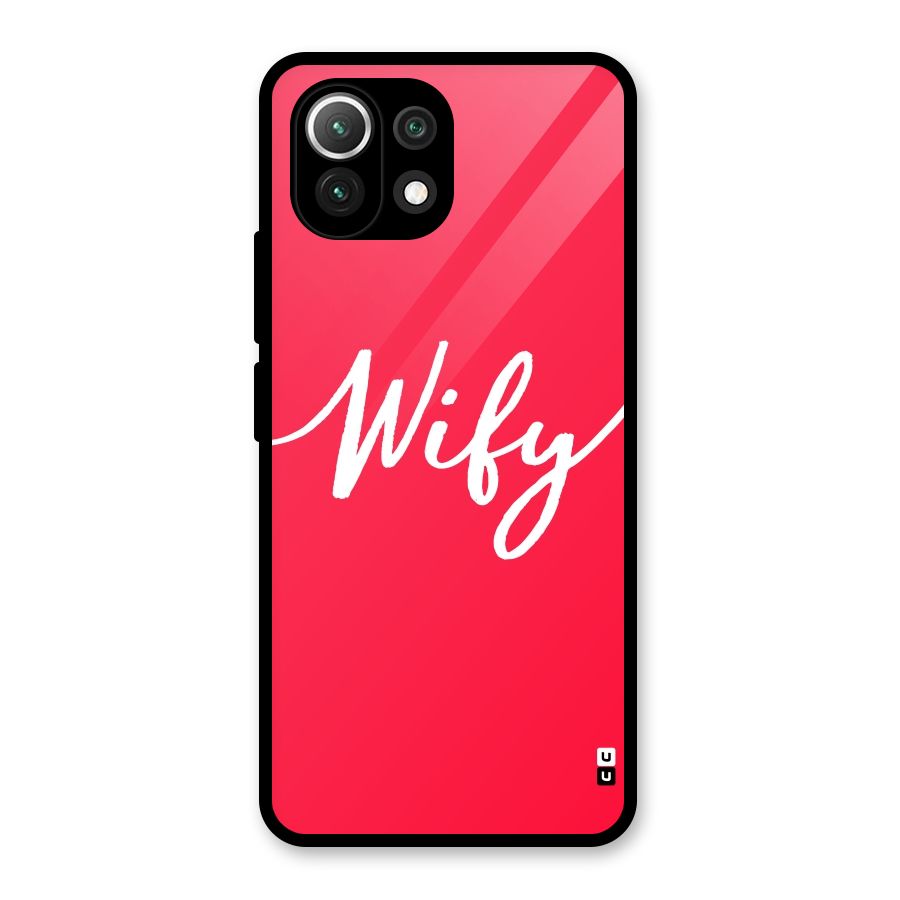 Wify Glass Back Case for Mi 11 Lite NE 5G