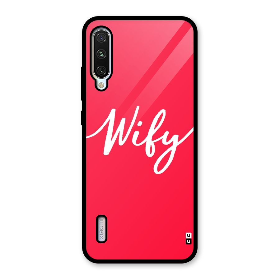 Wify Glass Back Case for Mi A3