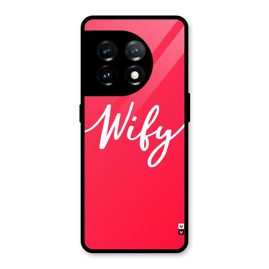 Wify Glass Back Case for OnePlus 11