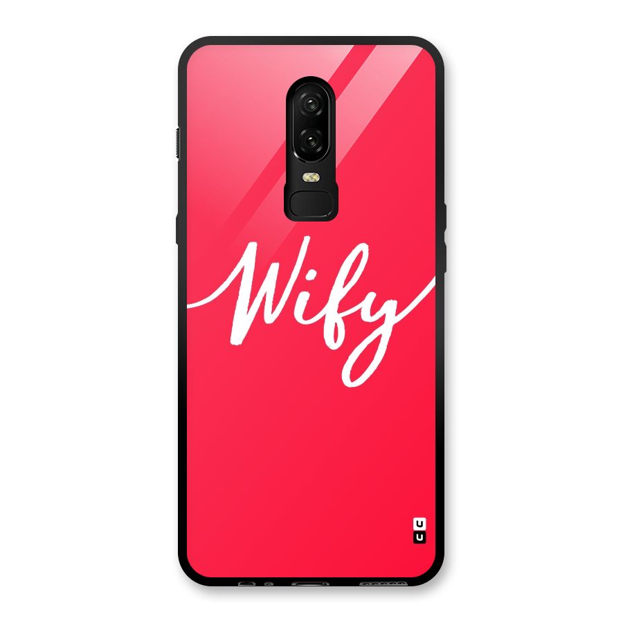 Wify Glass Back Case for OnePlus 6