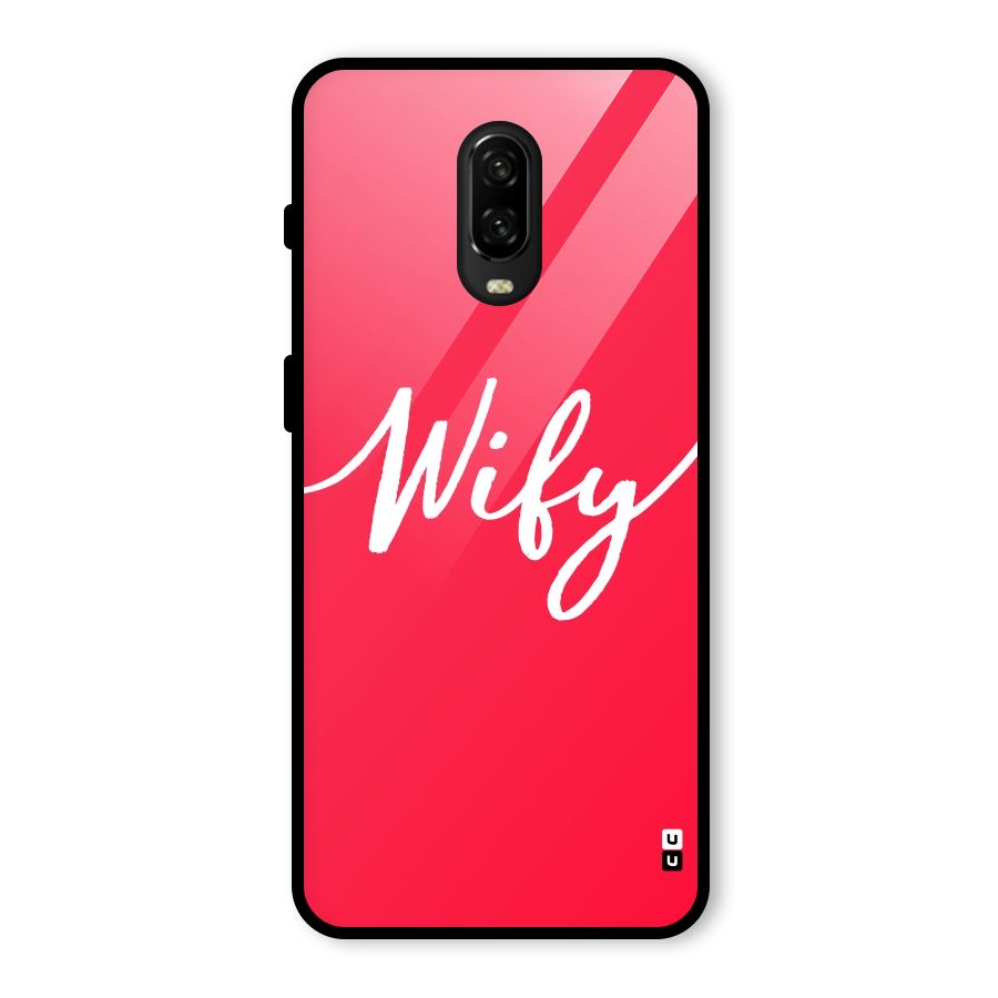 Wify Glass Back Case for OnePlus 6T