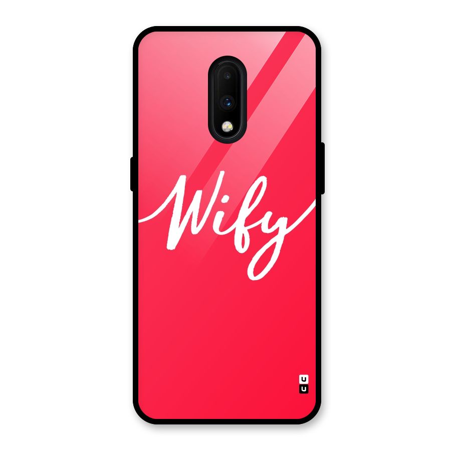 Wify Glass Back Case for OnePlus 7
