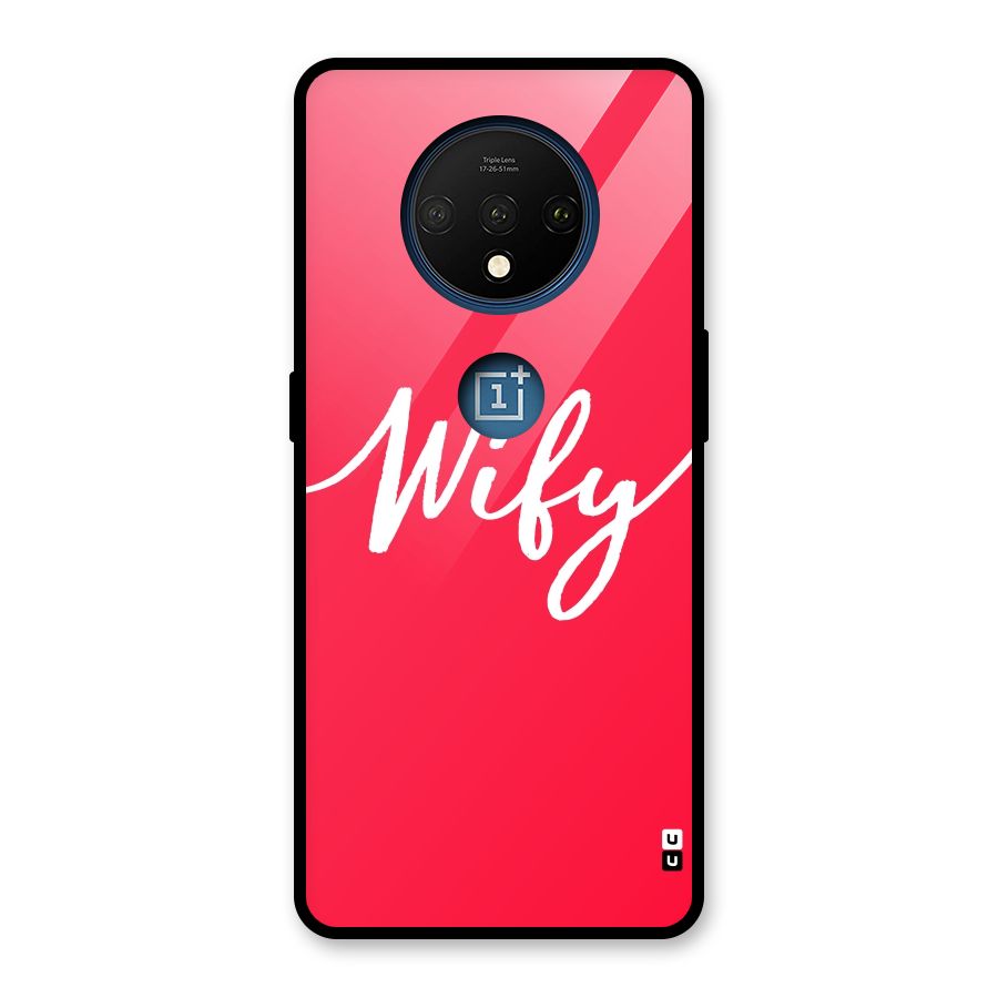 Wify Glass Back Case for OnePlus 7T