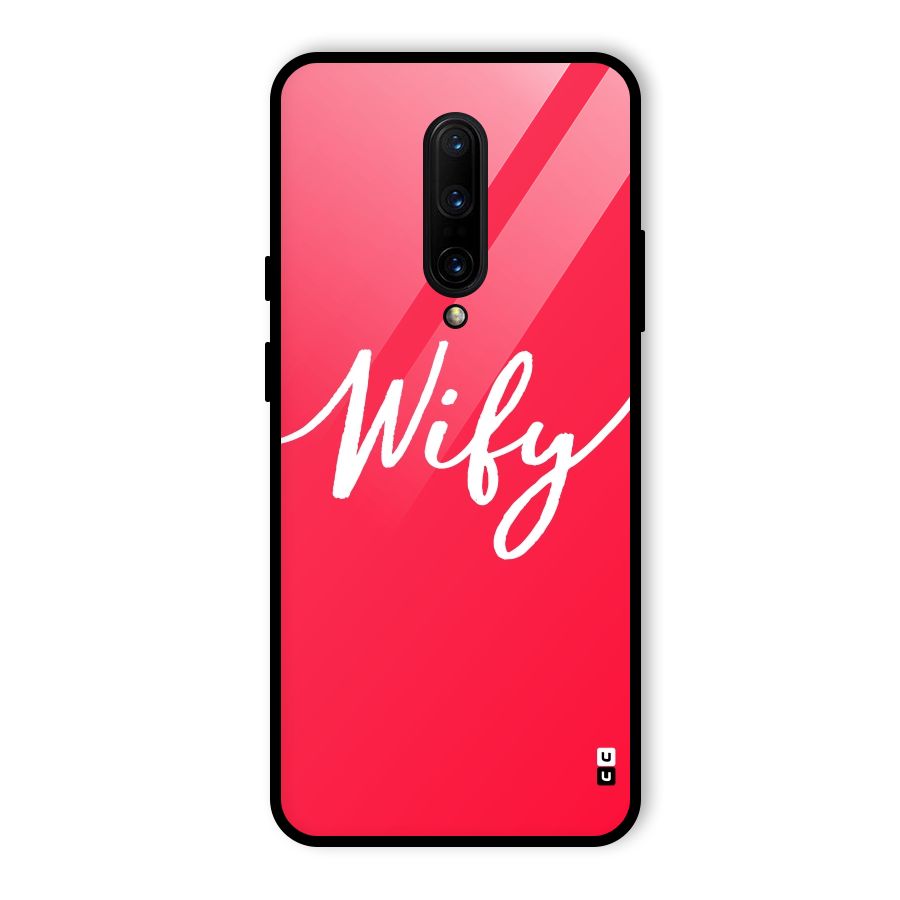 Wify Glass Back Case for OnePlus 7 Pro