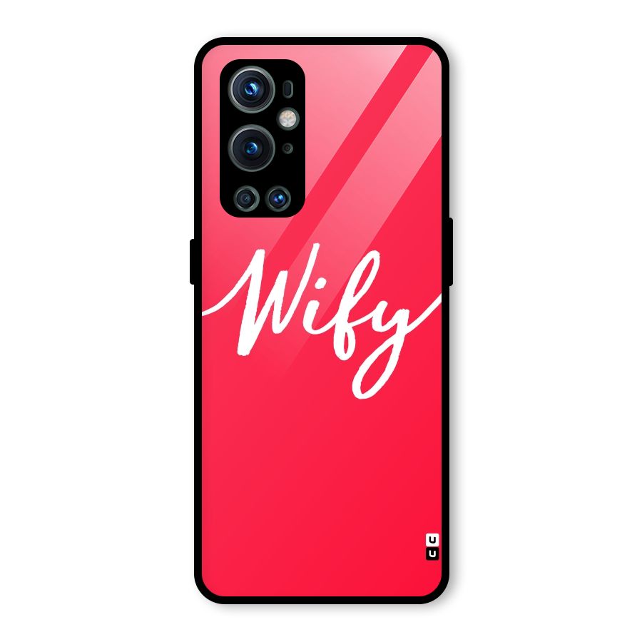 Wify Glass Back Case for OnePlus 9 Pro