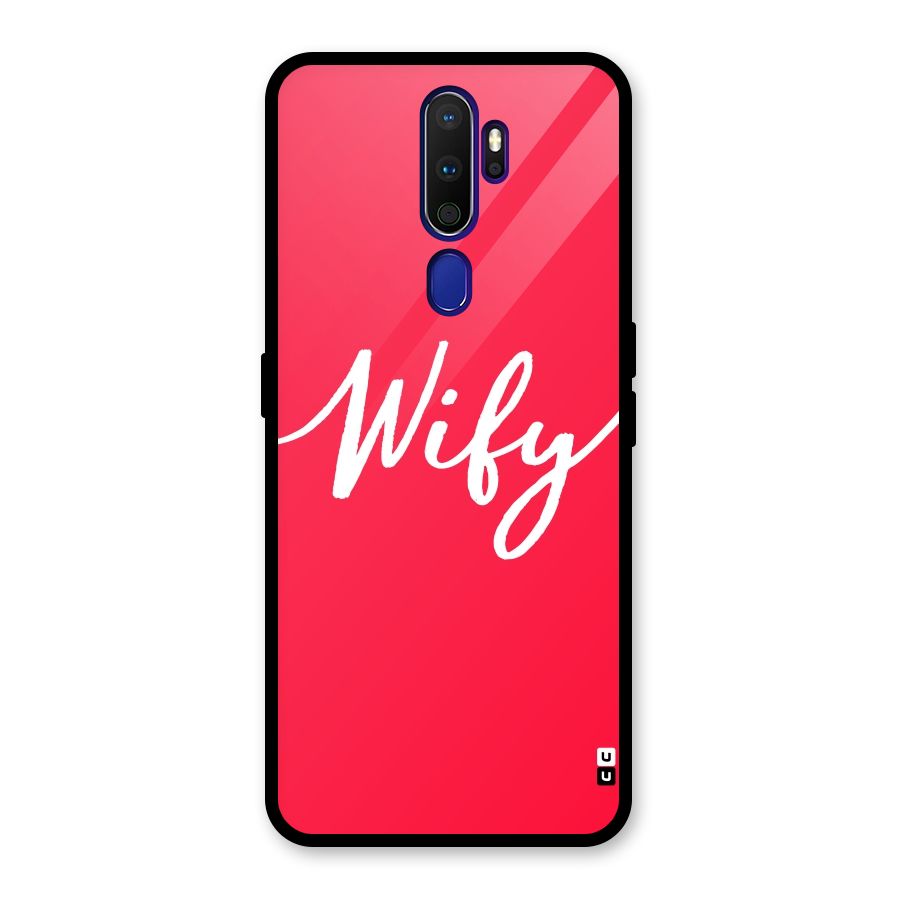 Wify Glass Back Case for Oppo A9 (2020)