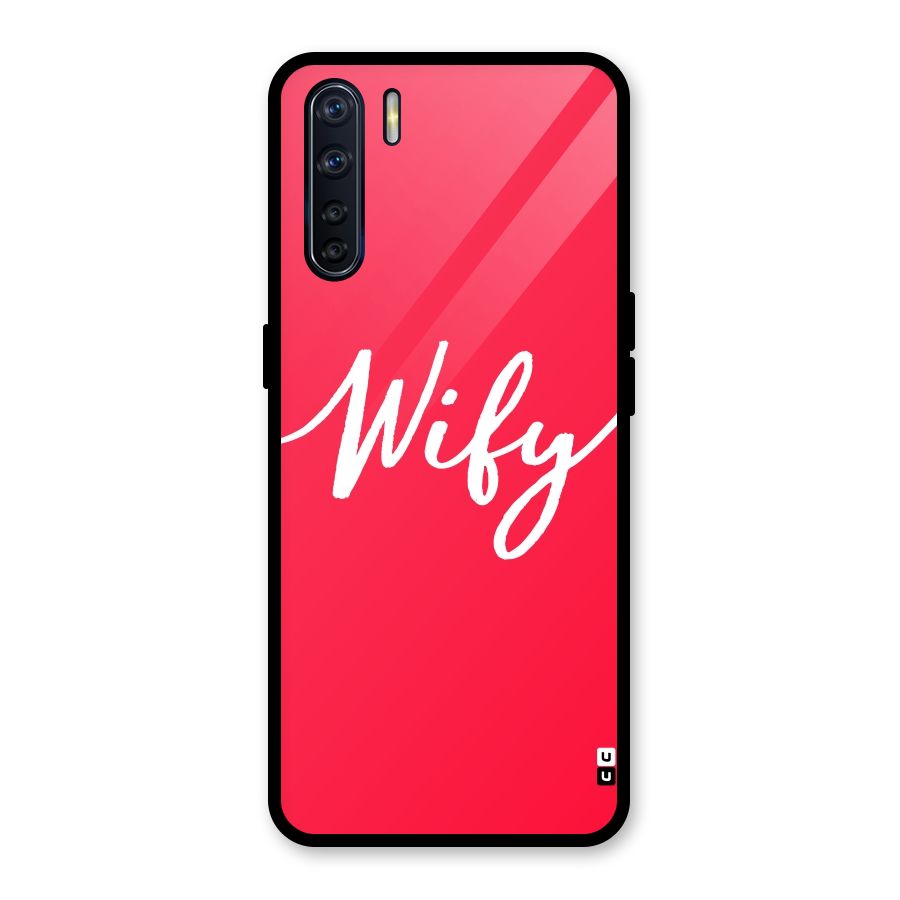 Wify Glass Back Case for Oppo F15