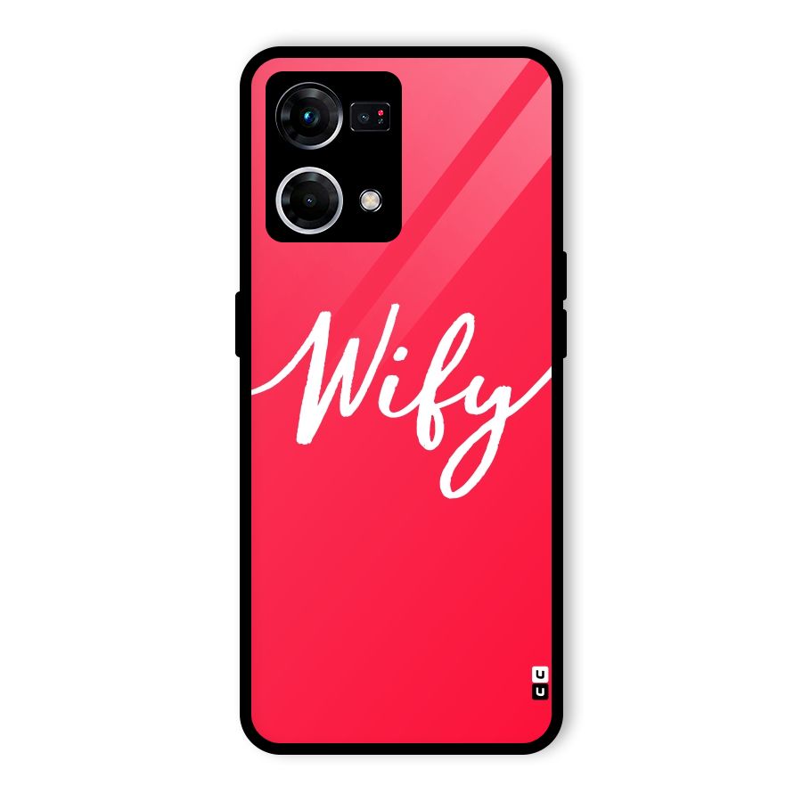Wify Glass Back Case for Oppo F21 Pro 5G