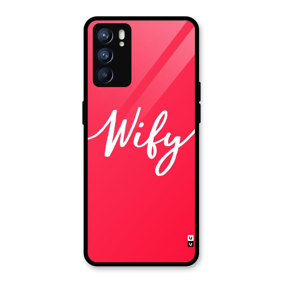 Wify Glass Back Case for Oppo Reno6 5G
