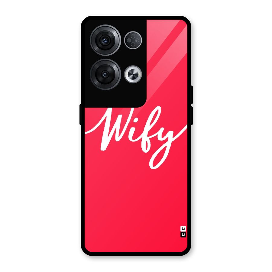 Wify Glass Back Case for Oppo Reno8 Pro 5G
