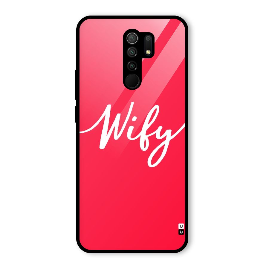 Wify Glass Back Case for Poco M2