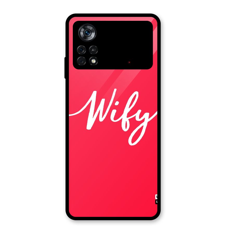 Wify Glass Back Case for Poco X4 Pro 5G