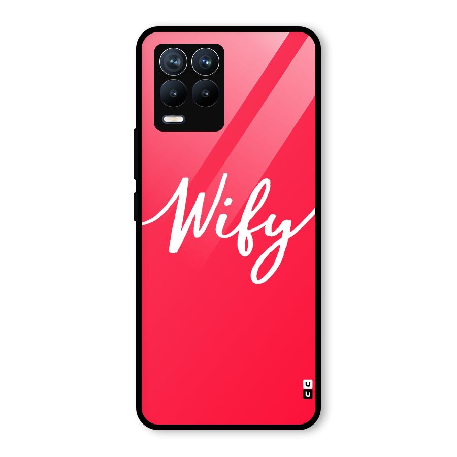 Wify Glass Back Case for Realme 8