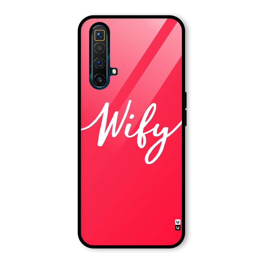 Wify Glass Back Case for Realme X3 SuperZoom