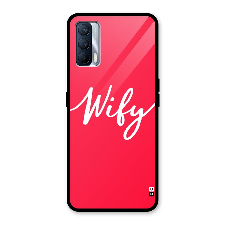 Wify Glass Back Case for Realme X7