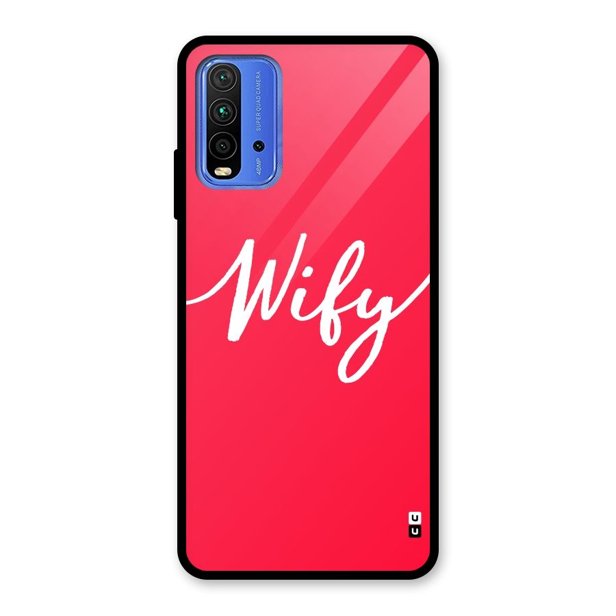 Wify Glass Back Case for Redmi 9 Power