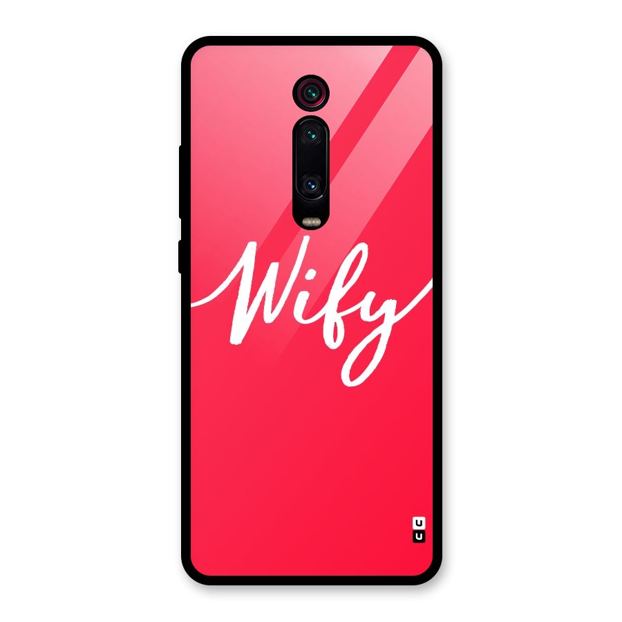 Wify Glass Back Case for Redmi K20