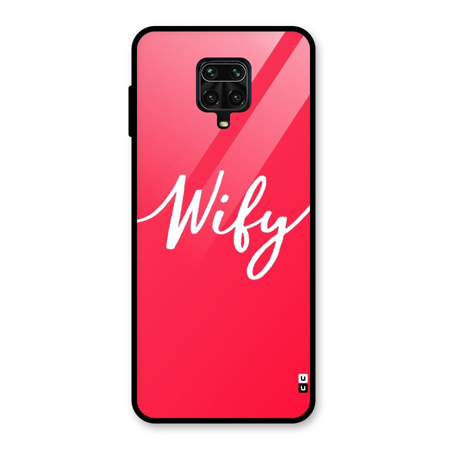 Wify Glass Back Case for Redmi Note 10 Lite
